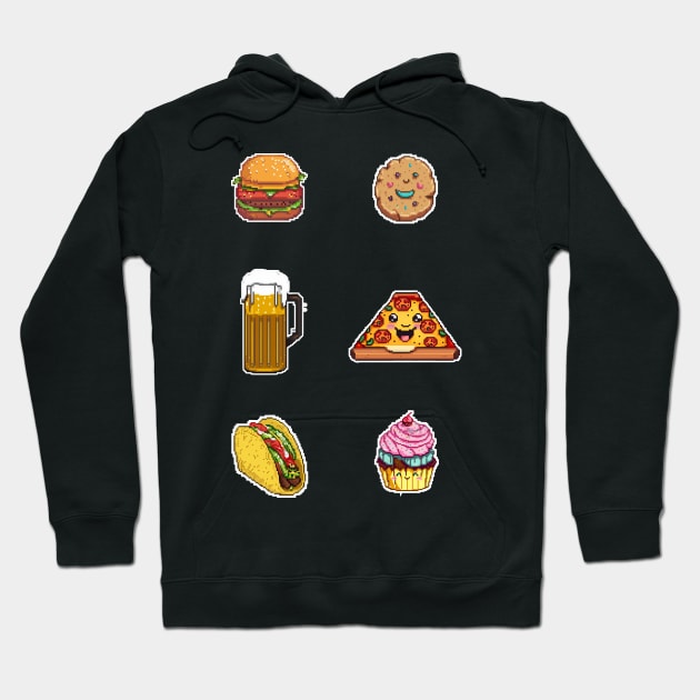 Food Packs Hoodie by Jackson Williams